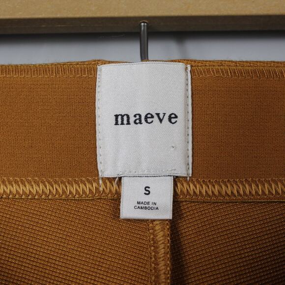 Maeve Mustard Wide Leg Pants - Picture 11 of 12